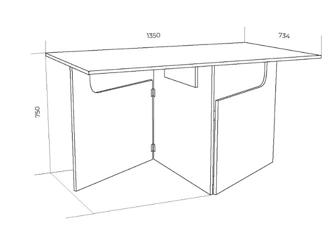 Обеденный раздвижной стол ХИТ -СО-6, Белая шагрень в Салехарде - изображение 1