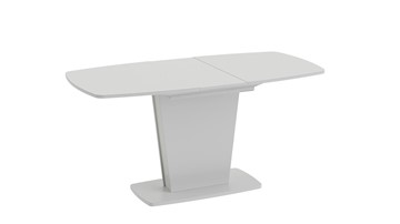 Обеденный раздвижной стол Честер тип 2, цвет Белый/Стекло белый глянец в Салехарде - предосмотр 1