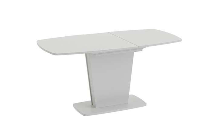 Обеденный раздвижной стол Честер тип 2, цвет Белый/Стекло белый глянец в Новом Уренгое - изображение 1