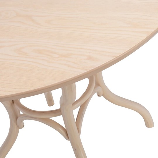 Кухонный стол Leset Top (Беленый дуб) круглый в Салехарде - изображение 2