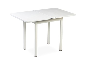 Кухонный пристенный стол СПА-02 СТФ, белый/фотопечать ромашки/опоры белый в Лабытнанги - предосмотр 1