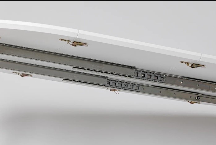 Обеденный круглый раздвижной стол Белая Эмаль д. 90 см МДФ ножки вишня в Салехарде - изображение 1