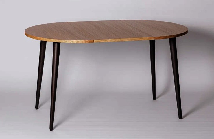 Кухонный стол круглый Шпон Дуба д. 100 см МДФ в Салехарде - изображение 13
