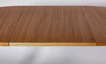 Кухонный раздвижной круглый стол Шпон Дуба д. 90 см МДФ в Салехарде - предосмотр 14