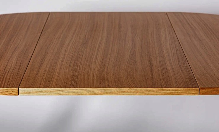 Кухонный стол круглый Шпон Дуба д. 100 см МДФ в Салехарде - изображение 14
