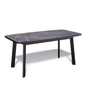 Кухонный стол раздвижной AA1400 (черный/керамика мрамор) в Лабытнанги