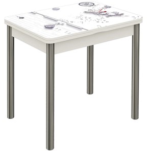 Кухонный стол раскладной Бари дерево №8 (Exclusive h174/белый) в Надыме - предосмотр