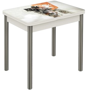 Кухонный раскладной стол Бари дерево №8 (Exclusive h190/белый) в Надыме