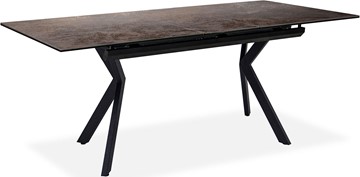 Обеденный раздвижной стол Бордо 2CX 160х90 (Oxide Moro/Графит) в Надыме - предосмотр 1
