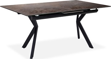 Обеденный раздвижной стол Бордо 2CX 160х90 (Oxide Moro/Графит) в Салехарде - предосмотр