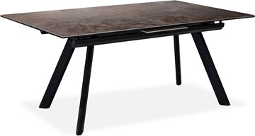 Кухонный раздвижной стол Бордо 3CQ 180х95 (Oxide Moro/Графит) в Надыме