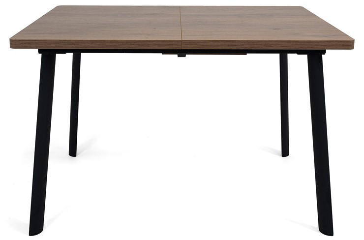 Кухонный раскладной стол Дали-1L(ноги черные, дуб табако) в Губкинском - изображение 1