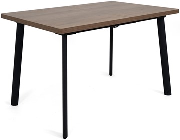 Небольшой стол Дали-1L(ноги черные, дуб табако) в Губкинском
