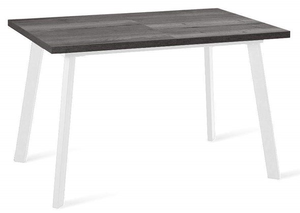 Кухонный стол раздвижной Dikline HB120 Сосна Пасадена/ножки белые в Лабытнанги - изображение