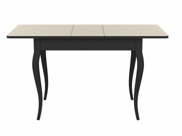 Кухонный стол раздвижной Dikline M110 венге/стекло крем сатин/ножки MC венге в Лабытнанги - предосмотр 1