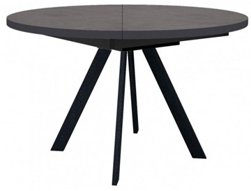 Кухонный стол раздвижной Dikline RD120 Хромикс бронза/ножки черные в Лабытнанги - предосмотр