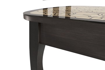 Кухонный раскладной стол Экстра 2 цвет венге-арабика (1000х600х745) в Надыме - предосмотр 1