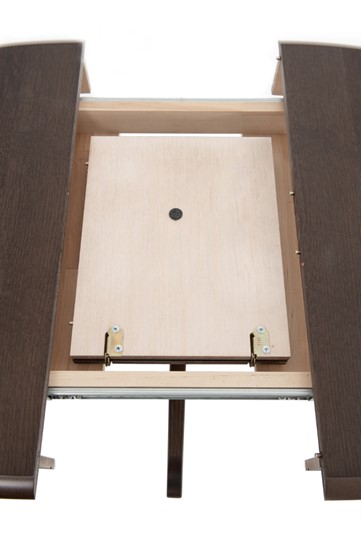 Кухонный раскладной стол Фабрицио-1 исп. Эллипс, Тон 10 (Морилка/Эмаль) в Салехарде - изображение 4