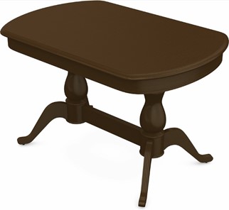 Кухонный стол раскладной Фабрицио-2 исп. Мыло 1200, Тон 4 Покраска + патина с прорисовкой (на столешнице) в Салехарде