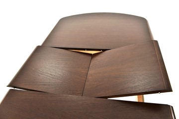 Кухонный раскладной стол Фабрицио-2 исп. Мыло 1200, Тон 40 Покраска + патина с прорисовкой (на столешнице) в Салехарде - предосмотр 3