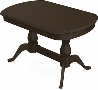 Обеденный раздвижной стол Фабрицио-2 исп. Мыло 1200, Тон 7 Покраска + патина (в местах фрезеровки) в Салехарде