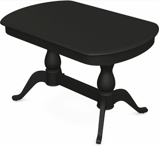 Кухонный стол раздвижной Фабрицио-2 исп. Мыло 1400, Тон 12 Покраска + патина с прорисовкой (на столешнице) в Салехарде