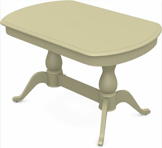 Кухонный раздвижной стол Фабрицио-2 исп. Мыло 1600, Тон 10 Покраска + патина с прорисовкой (на столешнице) в Салехарде