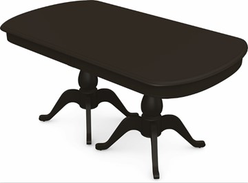 Обеденный раздвижной стол Фабрицио-2 исп. Мыло большой 2 вставки, Тон 11 Покраска + патина (в местах фрезеровки) в Салехарде