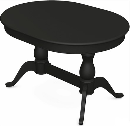 Раздвижной стол Фабрицио-2 исп. Овал 1600, Тон 12 Покраска + патина с прорисовкой (на столешнице) в Надыме - изображение