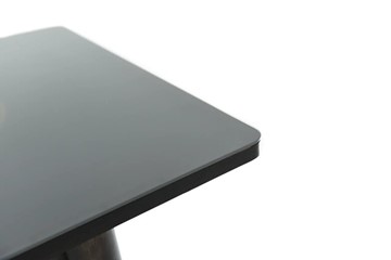 Кухонный стол раздвижной Гамбург исп. 2, ноги металл крашеный №23, Стекло (Коричневое) в Салехарде - предосмотр 11