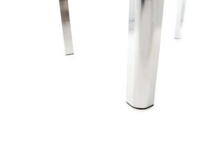 Стол раздвижной Гамбург исп. 2, Пластик (Дерево темное, опоры хром) в Салехарде - изображение 4