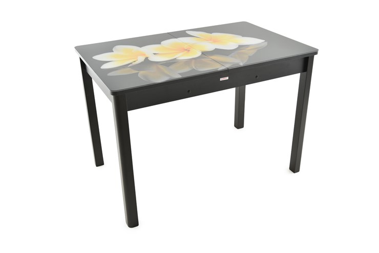 Кухонный стол раскладной Гамбург исп.1 ноги метал. крашеные №23, Фотопечать (Текстура №60) в Салехарде - изображение 6