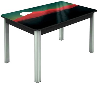 Раздвижной стол Гамбург Мини, ноги метал. крашеные №23 (Exclusive h117/черный) в Лабытнанги