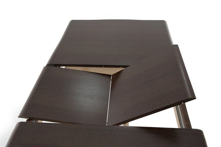 Кухонный стол раскладной Кабриоль 1200х800, (Тон 7 - Орех тёмный) Морилка/Эмаль в Губкинском - изображение 7