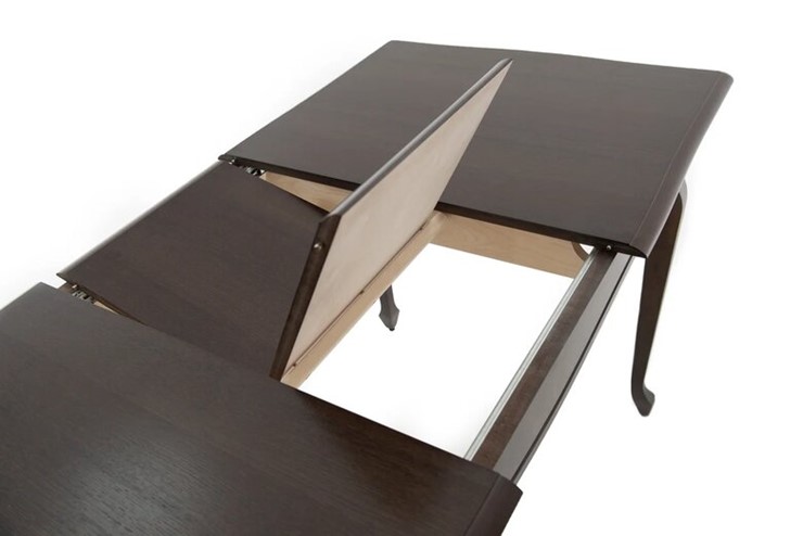 Кухонный стол раскладной Кабриоль 1200х800, (Тон 7 - Орех тёмный) Морилка/Эмаль в Надыме - изображение 8
