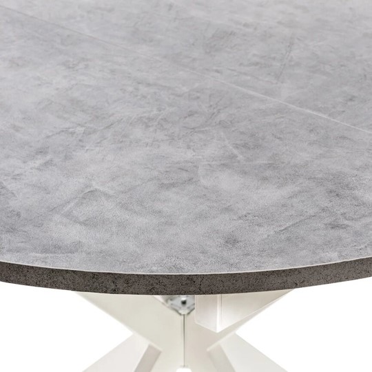 Кухонный раздвижной стол Leset Капри (Камень темный/Белый) в Салехарде - изображение 3