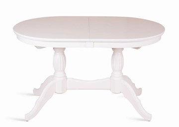 Кухонный раскладной стол Лилия-1300 (белая эмаль) 78,5x82x130+35 в Надыме