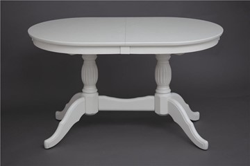 Кухонный раздвижной стол Лилия-1300 (слоновая кость) 78,5x82x130+35 в Салехарде - предосмотр