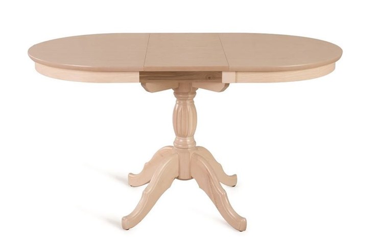 Кухонный раздвижной стол Лилия (беленый дуб) 78,5x82x110+35 в Салехарде - изображение 1