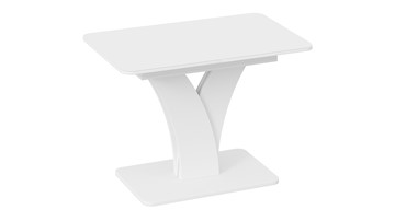 Стол раздвижной Люксембург тип 2 (Белый/Стекло белое матовое) в Надыме - предосмотр
