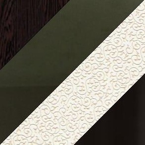 Кухонный раскладной стол НСПГ-02 СТК, венге/темно-коричневое/узор бело-медный/опоры прямые коричневые в Салехарде - изображение 1