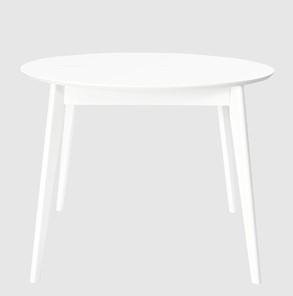 Кухонный стол раскладной Daiva Орион Classic Plus 100, Белый в Салехарде