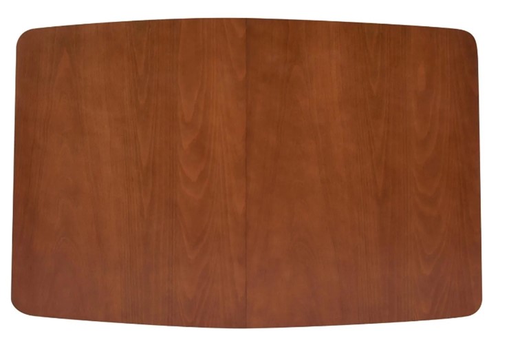 Кухонный раскладной стол Pavillion (Павильон) бук/мдф 80x120+40x75, Коричневый арт.13981 в Салехарде - изображение 5