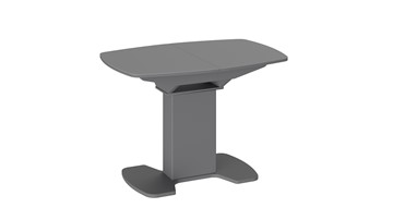 Кухонный раздвижной стол Портофино (СМ(ТД)-105.01.11(1)), цвет Серое/Стекло серое матовое LUX в Надыме