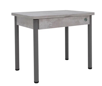 Кухонный раздвижной стол Прайм-3Р, Цемент светлый в Надыме