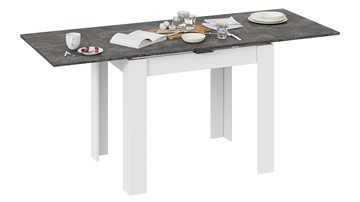 Кухонный стол раздвижной Промо тип 3 (Белый/Ателье темный) в Лабытнанги - предосмотр 3