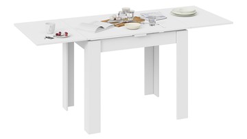 Кухонный раздвижной стол Промо тип 3 (Белый/Белый) в Надыме - предосмотр 3