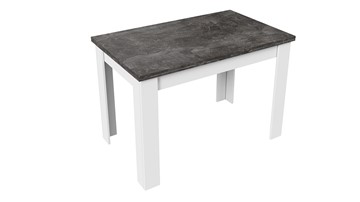 Обеденный раздвижной стол Промо тип 4 (Белый/Ателье темный) в Надыме