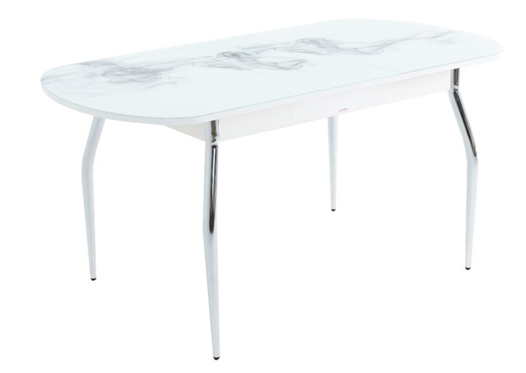 Кухонный раскладной стол Ривьера исп.1 ноги метал. крашеные №24 Фотопечать (Фрукты №16) в Салехарде - изображение 5
