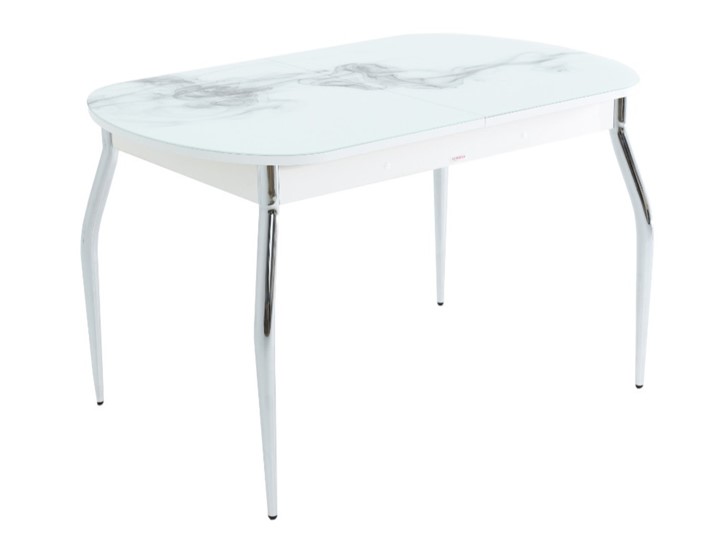 Кухонный стол раздвижной Ривьера исп.1 ноги метал. крашеные №24 Фотопечать (Фрукты №17) в Салехарде - изображение 7